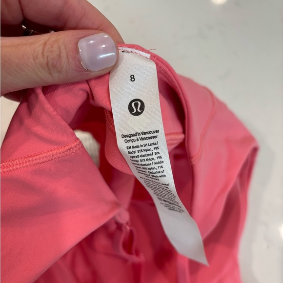 BNWT !! Lululemon Align Cropped Cami Tank Top :: Sakura Pink :: size 6 & 8 - Picture 7 of 8
